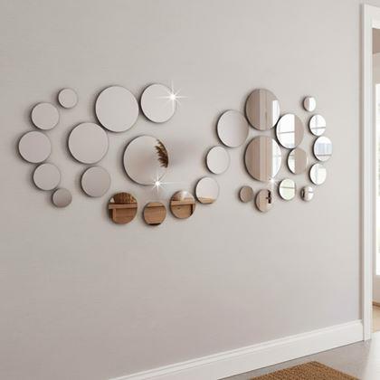 Obrazek z Naklejki ścienne / lustrzane - koła 32 szt