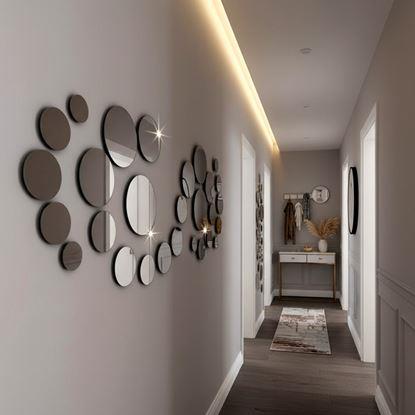 Obraz Naklejki ścienne / lustrzane - koła 32 szt