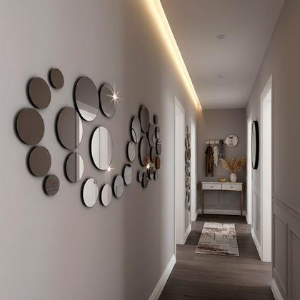 Obrazek z Naklejki ścienne / lustrzane - koła 32 szt