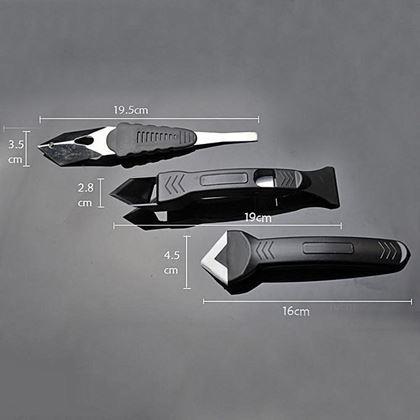 Obrazek z Zestaw do pracy z silikonem 3w1