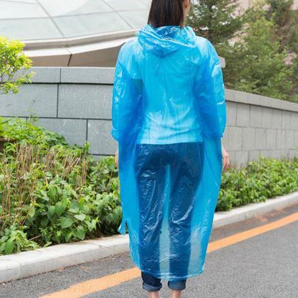 Obrazek z Peleryna przeciwdeszczowa  - niebieska