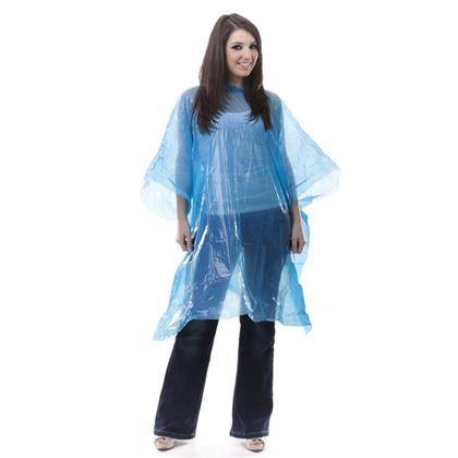 Obrazek z Peleryna przeciwdeszczowa  - niebieska