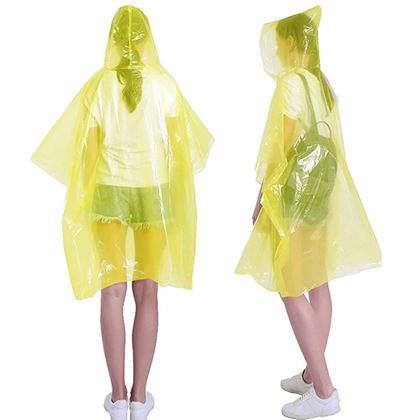 Obrazek z Peleryna przeciwdeszczowa  - żółta