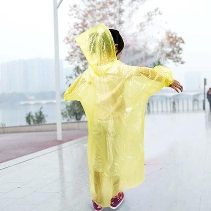 Obrazek z Peleryna przeciwdeszczowa  - żółta