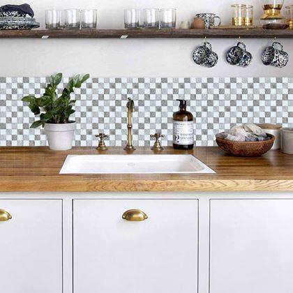 Obrazek z Samolepící obklady 6 ks - šedé