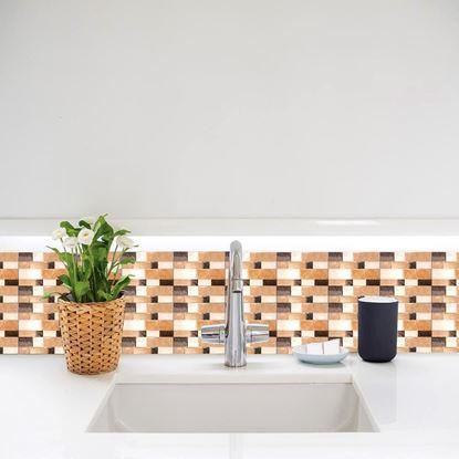 Obraz Samoprzylepne płytki 6 sztuk – niebieskie