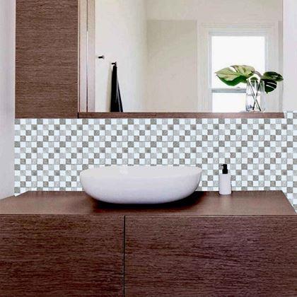 Obrazek z Samolepící obklady 6 ks - šedé