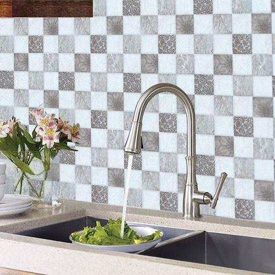 Obrazek z Samolepící obklady 6 ks - šedé