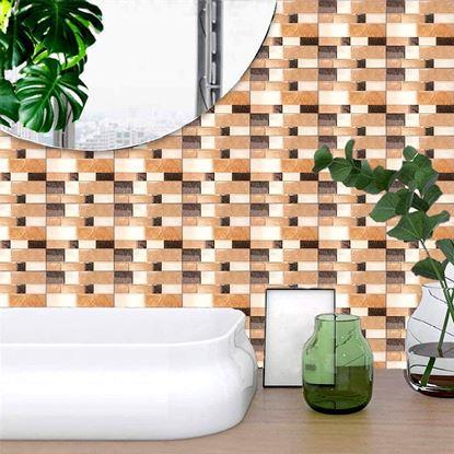 Obraz Samoprzylepne płytki 6 sztuk – niebieskie