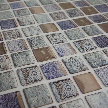 Obrazek z Samolepící obklady 6 ks - modré