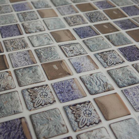 Obrazek z Samolepící obklady 6 ks - modré