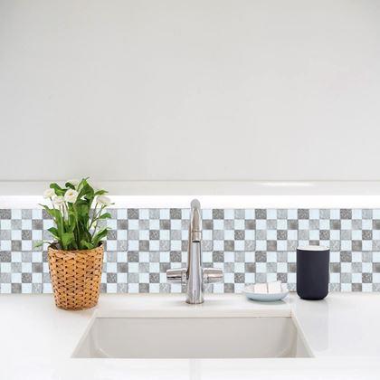 Obrazek z Samolepící obklady 6 ks - šedé