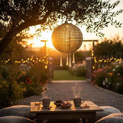 Obrazek z Dekoracyjna solarna lampa lampion