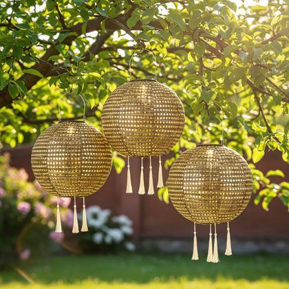 Obrazek z Dekoracyjna solarna lampa lampion