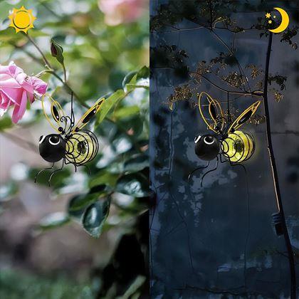 Obrazek z Dekoracja ogrodowa solarna pszczółka
