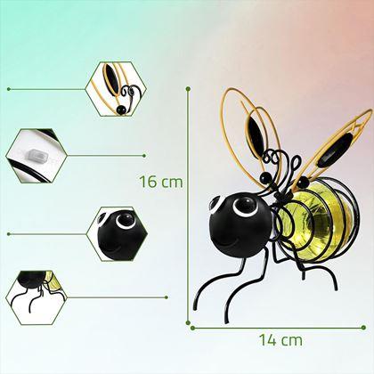 Obrazek z Dekoracja ogrodowa solarna pszczółka