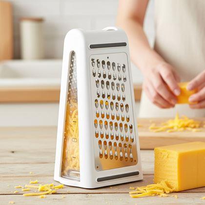 Obrazek z Dwustronna tarka z pojemnikiem