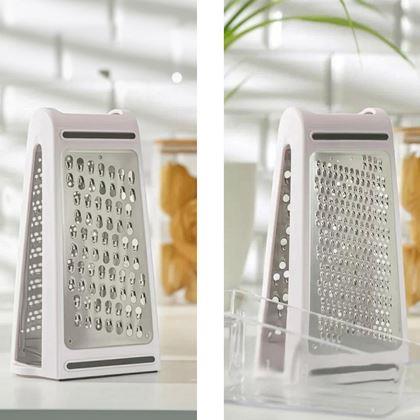 Obrazek z Dwustronna tarka z pojemnikiem