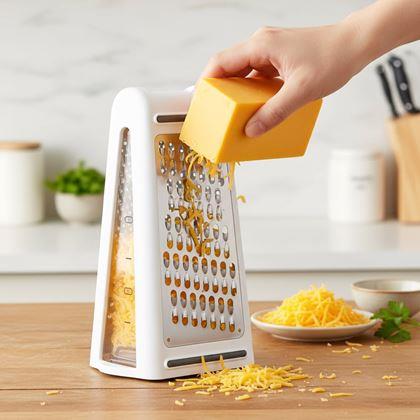 Obrazek z Dwustronna tarka z pojemnikiem