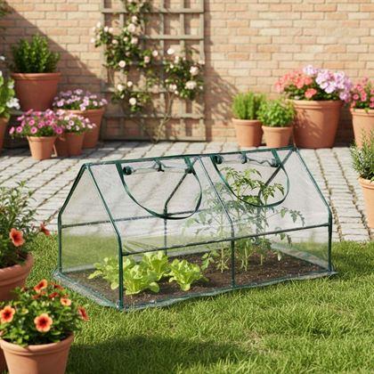 Obrazek z Mini szklarnia foliowa 120 x 60 x 61 cm