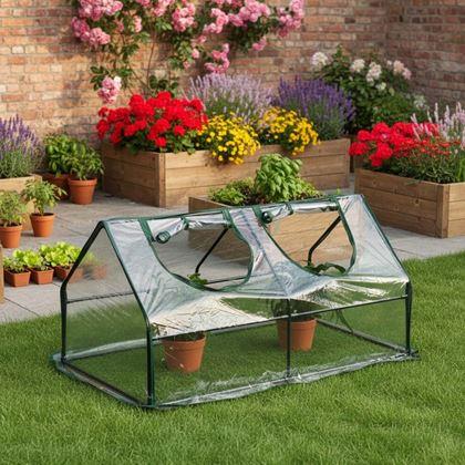 Obrazek z Mini szklarnia foliowa 120 x 60 x 61 cm