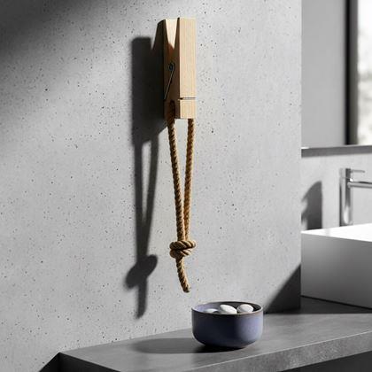 Obrazek z Samoprzylepny uchwyt na ręczniki klips