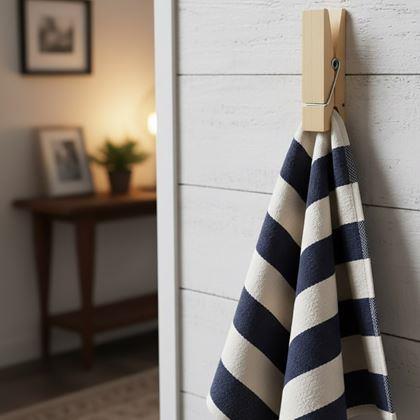 Obrazek z Samoprzylepny uchwyt na ręczniki klips