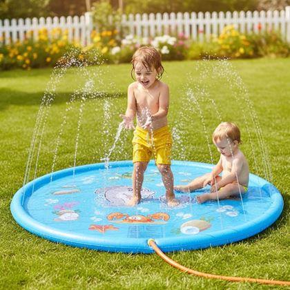 Obrazek z Dziecięca wodna mata do zabawy, średnica 97 cm