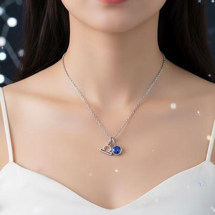 Obrazek z Łańcuszek z zawieszką znaku zodiaku - Wagi