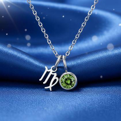 Obrazek z Łańcuszek z zawieszką znaku zodiaku - Panna