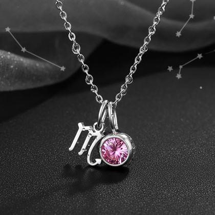 Obrazek z Łańcuszek z zawieszką znaku zodiaku - Skorpion