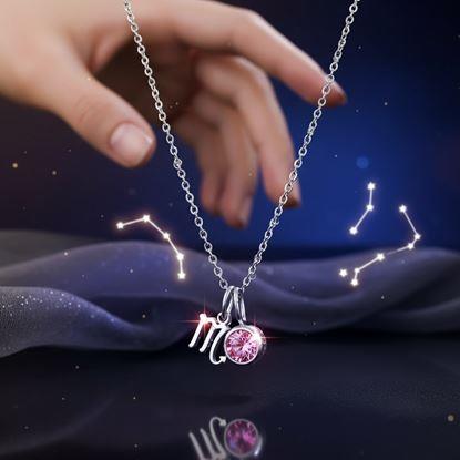 Obraz Łańcuszek z zawieszką znaku zodiaku