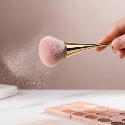 Obrazek z Pędzel do pudru  -   złoty