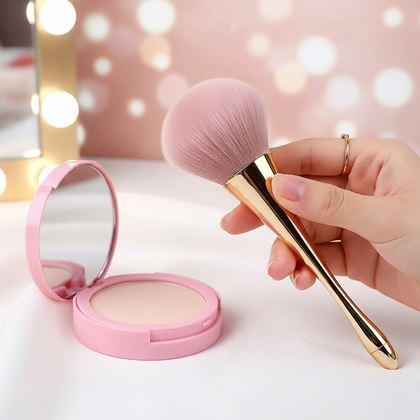 Obrazek z Pędzel do pudru  -   złoty