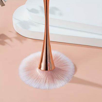 Obrazek z Pędzel do pudru  -   różowe złoto