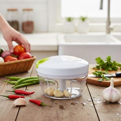 Obrazek z Ręczna siekaczka kuchenna, 3 ostrza