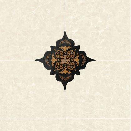 Obrazek z Naklejki na kafelki - 36 szt. - czarno-brązowe