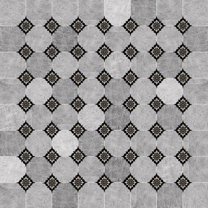 Obrazek z Naklejki na kafelki - 20 szt. - czarno-żółte