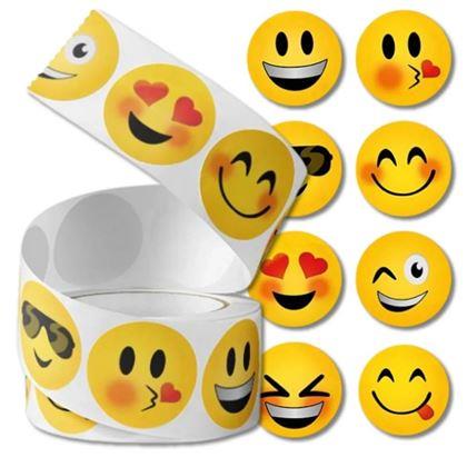 Obrazek z Naklejki emotikony 500 szt.