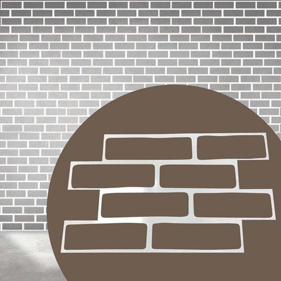 Obrazek z Szablony na ścianę 4 szt. - cegły