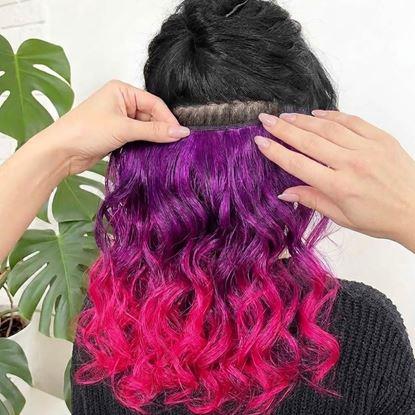 Obraz Clip in pasemko do kolorowego podkreślenia włosów