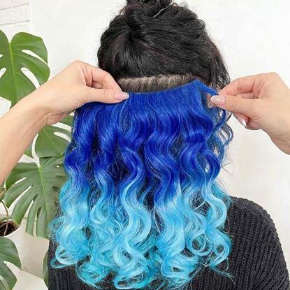 Obraz Clip in pasemko do kolorowego podkreślenia włosów