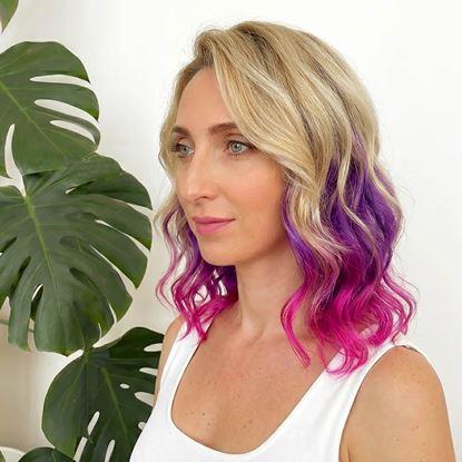 Obraz Clip in pasemko do kolorowego podkreślenia włosów