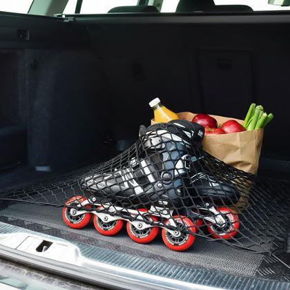 Obrazek z Uniwersalna siatka zabezpieczająca do bagażnika samochodowego – organizer