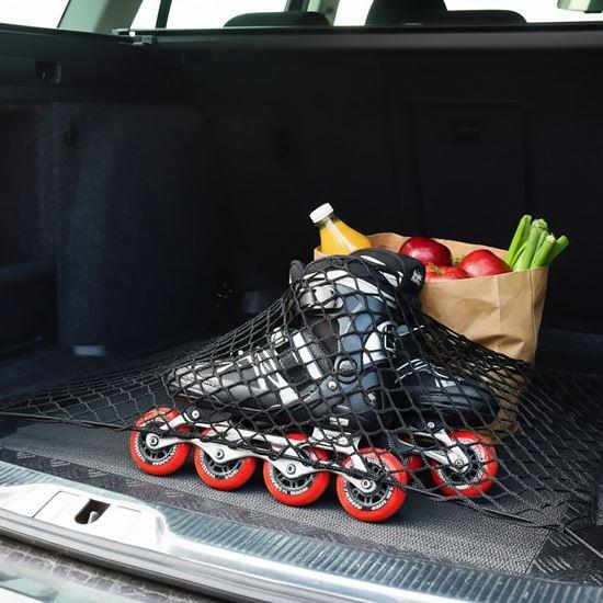 Obrazek z Uniwersalna siatka zabezpieczająca do bagażnika samochodowego – organizer