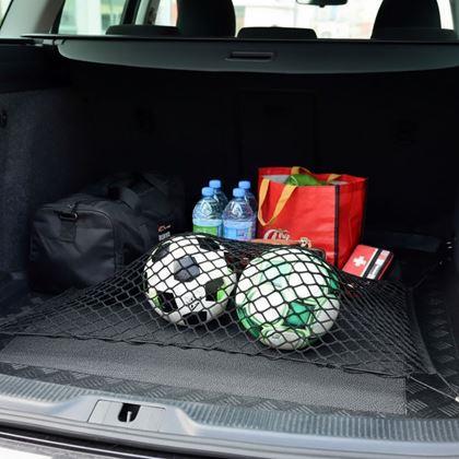 Obrazek z Uniwersalna siatka zabezpieczająca do bagażnika samochodowego – organizer