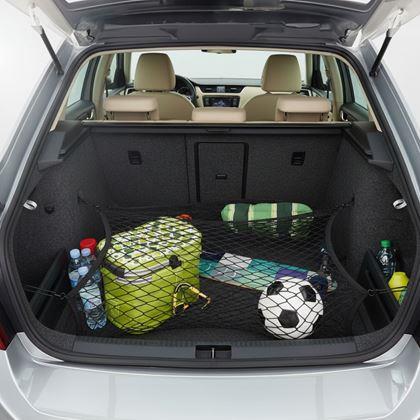 Obrazek z Uniwersalna siatka zabezpieczająca do bagażnika samochodowego – organizer