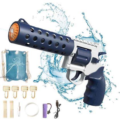Obrazek z Elektryczny pistolet na wodę – rewolwer