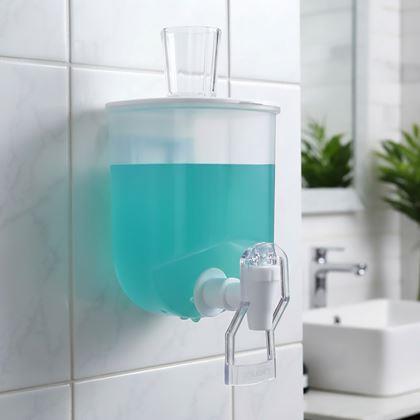 Obrazek z Samoprzylepny dozownik do łazienki 600 ml