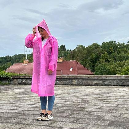 Obrazek z Plaszcz przeciwdeszczowy  -  różowy